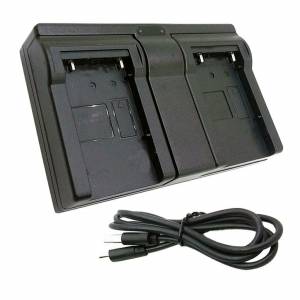 Двойное зарядное устройство для аккумуляторов NP-FM... NP-F... NP-QM... (USB)