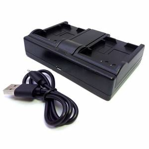 Двойное зарядное устройство для аккумуляторов NP-FM... NP-F... NP-QM... (USB)