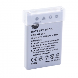 Аккумулятор DSTE EN-EL5 1700mAh  3.7V  6.3Wh для камер Nikon