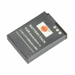 Аккумулятор DSTE EN-EL12 1600mAh  3.7V  5.9Wh для камер Nikon