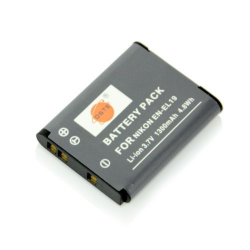 Аккумулятор DSTE EN-EL19 1300mAh  3.7V  4.8Wh для камер Nikon