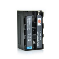 Аккумулятор DSTE NP-F750 5000mAh 7.4V  37.0Wh  для камер Sony