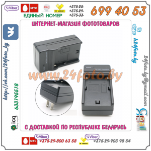 Зарядное устройство для аккумулятора Sony NP-BK1, NP-BY1, NP-FK1, LI-50B