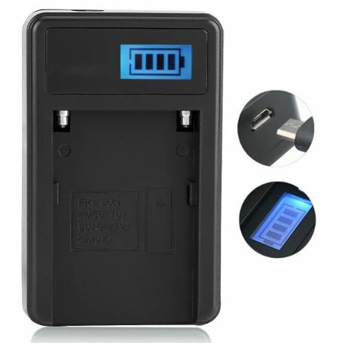 Зарядное устройство USB LCD для АКБ Sony