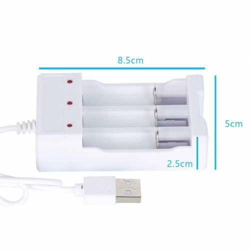 Зарядное устройство USB для 3-х Ni-MH аккумуляторов типа AA, AAA (LR-6, LR-3)