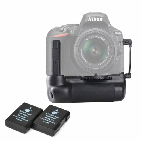 Батарейный блок Travor MB-D5600 для фотокамеры Nikon D5500, D5600 + 2 EN-EL14 1600mAh