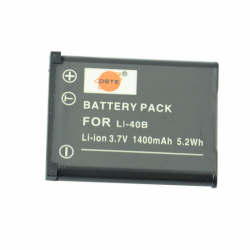 Аккумулятор DSTE Li-40B 1400mAh  3.7V  5.2Wh для камер Pentax
