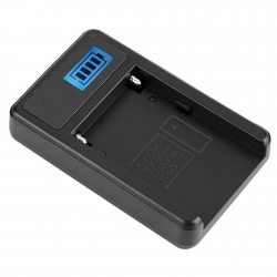Зарядное устройство USB LCD для АКБ NP-W126 (FUJIFILM: HS50, HS35, HS33, HS30EXR, X-A1, X-A2, X-A3, X-A10, X-E1, X-E2, X-Pro1, X-Pro2, X-M1, X-T1, X-T10, X-T20, X-T2)