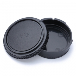 Задняя крышка для объективов Canon FD + крышка байонета камеры Canon FD