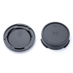 Задняя крышка для объективов Canon FD + крышка байонета камеры Canon FD