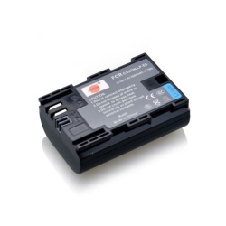 Аккумулятор DSTE LP-E6 2600mAh для камер Canon EOS: 6D, 6D II, 60D, 70D, 80D, 90D, 7D, 7D II, 5D II, 5D III, 5D IV, 5DS, 5DS R, EOS R, R5, R6