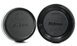 Задняя крышка для объективов Nikon + крышка байонета камеры Nikon