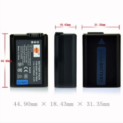 Аккумулятор DSTE NP-FW50 1950mAh  7.4V  14.4Wh для камер Sony