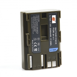 Аккумулятор DSTE BP-511 2300 mAh для камер Canon EOS: 5D, 10D, 20D, 30D, 40D, 50D, 300D