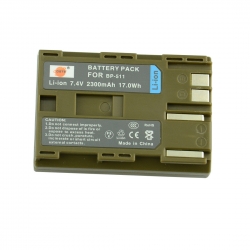 Аккумулятор DSTE BP-511 2300 mAh для камер Canon EOS: 5D, 10D, 20D, 30D, 40D, 50D, 300D
