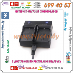 Зарядное устройство для двух аккумуляторов Sony NP-FW50