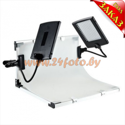 Стол для предметной съёмки DVK-296V-K1 с 2-мя LED-осветителями (40 x 50см)
