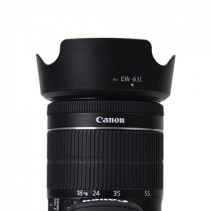 Бленда EW-63C (копия) для объектива Canon EF-S 18-55 f/3,5-5,6 STM